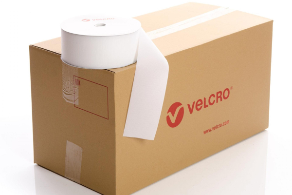 VELCRO® Brand Sew-on 100mm tape WHITE HOOK case of 12 rolls