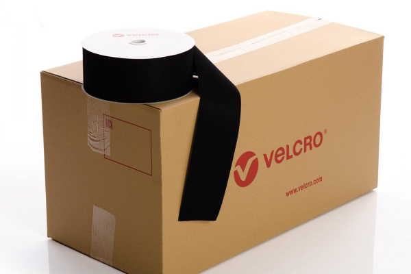 VELCRO® Brand Sew-on 100mm tape BLACK HOOK case of 12 rolls