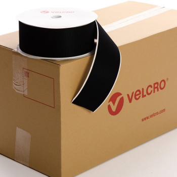 VELCRO® Brand PS14 Stick-on 100mm tape BLACK HOOK case of 9 rolls