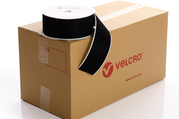 VELCRO® Brand PS14 Stick-on 100mm tape BLACK HOOK case of 9 rolls