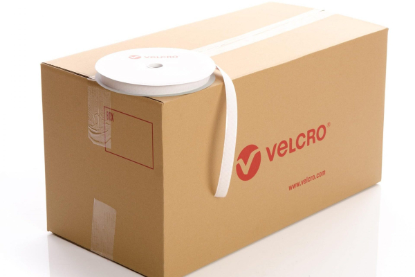 VELCRO® Brand PS14 Stick-on 20mm tape WHITE HOOK case of 42 rolls