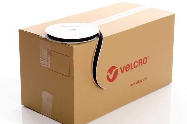 VELCRO® Brand PS14 Stick-on 20mm tape BLACK HOOK case of 42 rolls