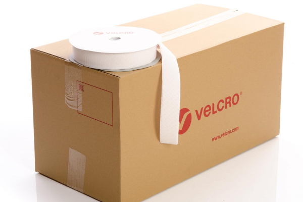 VELCRO® Brand PS14 Stick-on 50mm tape WHITE HOOK case of 21 rolls