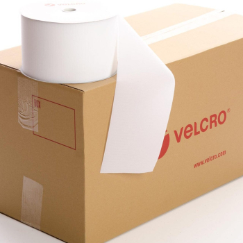 VELCRO® Brand Sew-on 150mm tape WHITE HOOK case of 6 rolls