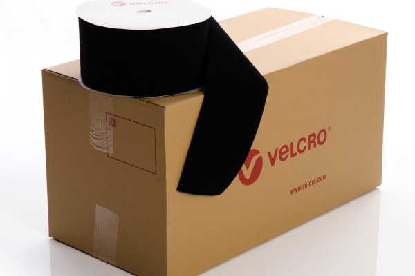 VELCRO® Brand Sew-on 150mm tape BLACK LOOP case of 6 rolls