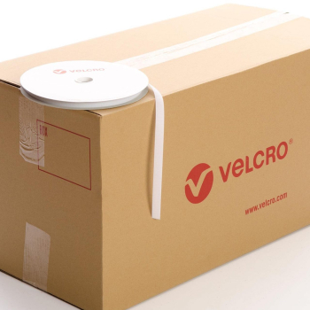 VELCRO® Brand Sew-on 16mm tape WHITE HOOK case of 60 rolls