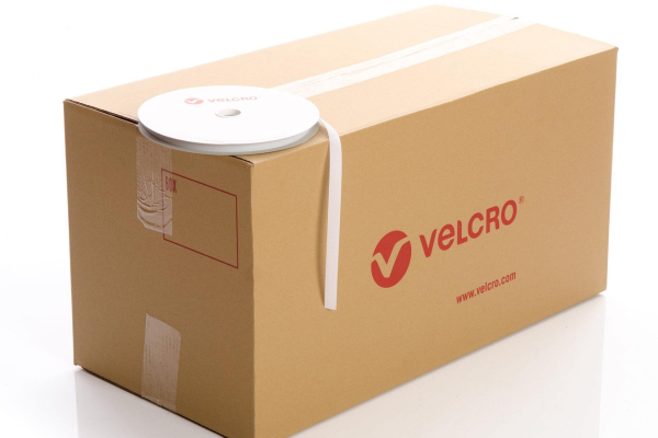 VELCRO® Brand Sew-on 16mm tape WHITE HOOK case of 60 rolls