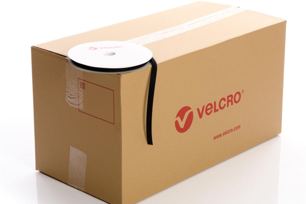 VELCRO® Brand Sew-on 16mm tape BLACK HOOK case of 60 rolls
