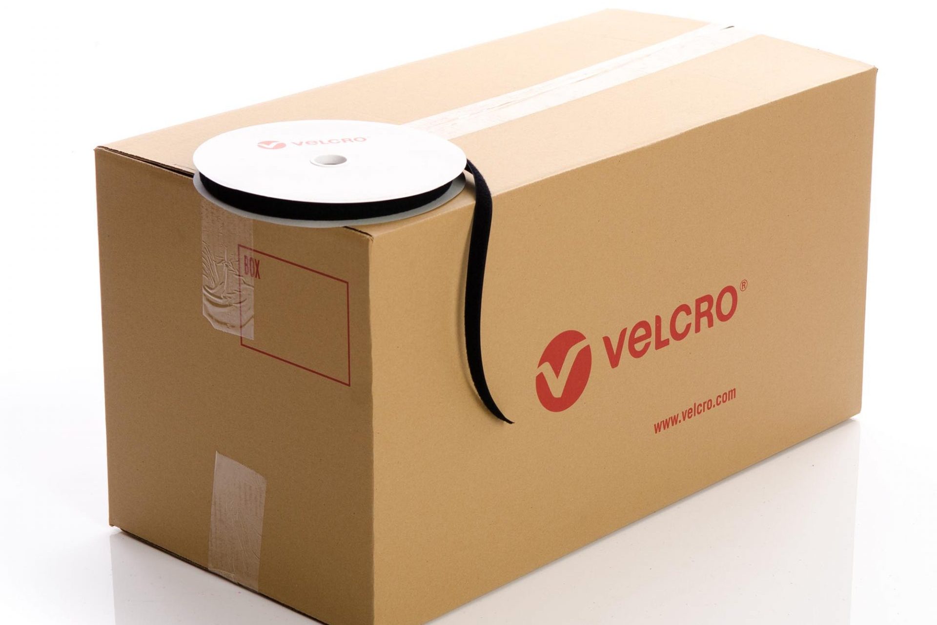 VELCRO® Brand Sew-on 16mm tape BLACK LOOP case of 60 rolls