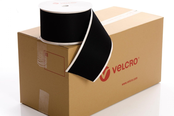 VELCRO® Brand PS18 Stick-on 150mm tape BLACK HOOK case of 6 rolls