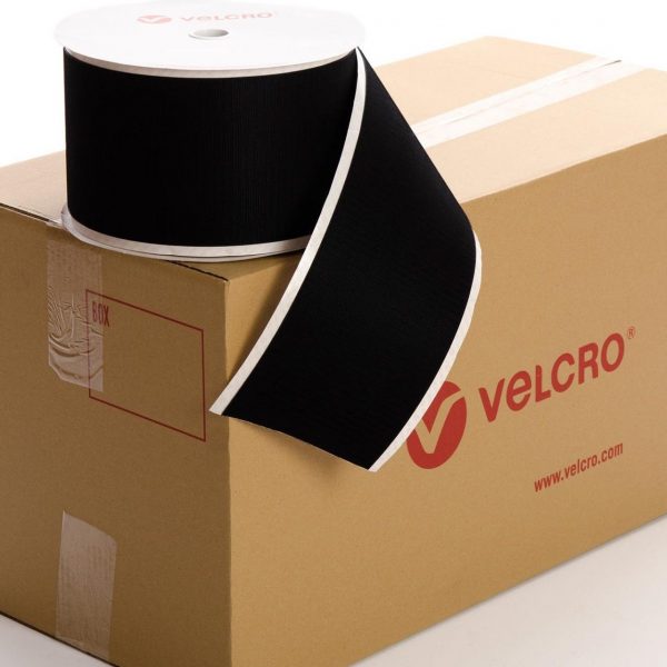 VELCRO® Brand PS18 Stick-on 150mm tape BLACK HOOK case of 6 rolls