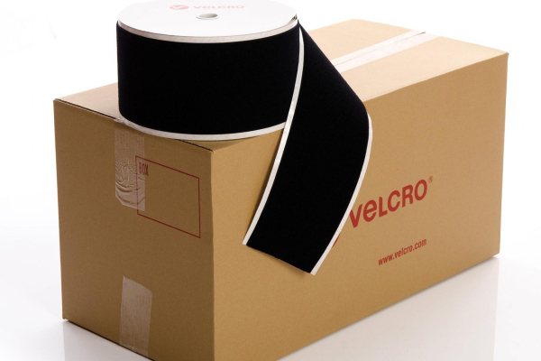 VELCRO® Brand PS18 Stick-on 150mm tape BLACK LOOP case of 6 rolls
