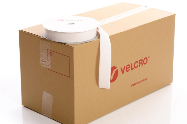 VELCRO® Brand PS18 Stick-on 50mm tape WHITE HOOK case of 21 rolls