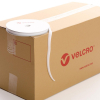 VELCRO® Brand Sew-on 20mm tape WHITE LOOP case of 51 rolls