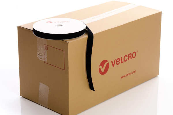 VELCRO® Brand Sew-on 30mm tape BLACK LOOP case of 36 rolls
