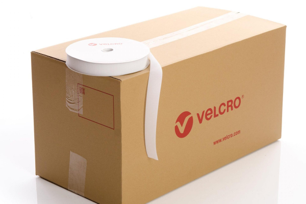 VELCRO® Brand Sew-on 38mm tape WHITE HOOK case of 27 rolls