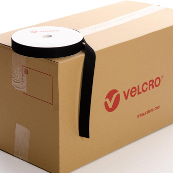 VELCRO® Brand Sew-on 38mm tape BLACK HOOK case of 27 rolls