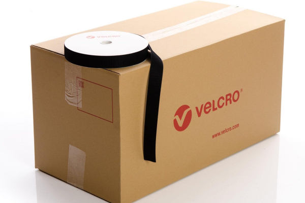 VELCRO® Brand Sew-on 38mm tape BLACK HOOK case of 27 rolls