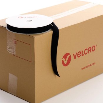 VELCRO® Brand Sew-on 38mm tape BLACK LOOP case of 27 rolls