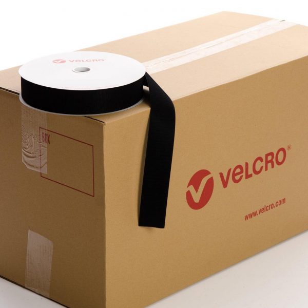 VELCRO® Brand Sew-on 50mm tape BLACK HOOK case of 21 rolls