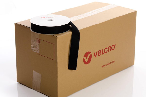 VELCRO® Brand Flame Retardant Sew-on 50mm tape BLACK HOOK case of 21 rolls