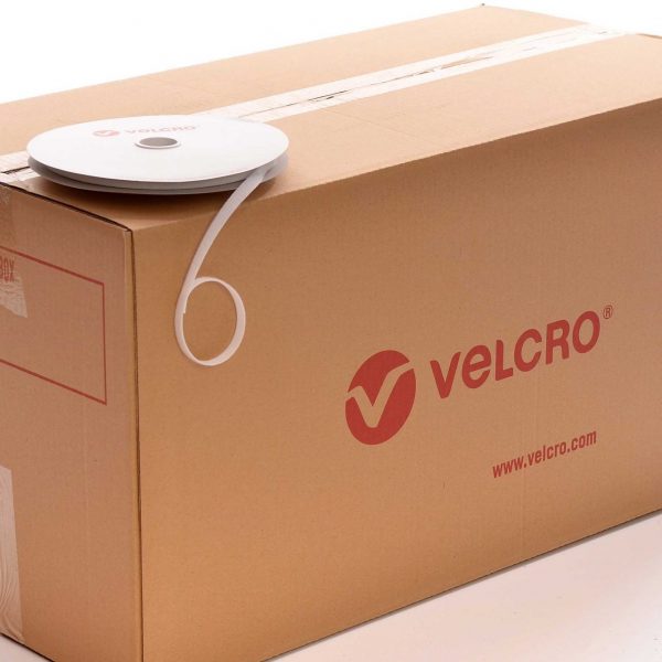 VELCRO® Brand ONE-WRAP® 10mm tape WHITE case of 72 rolls
