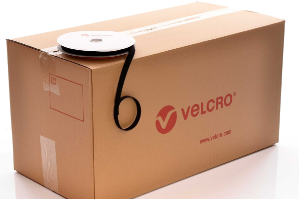 VELCRO® Brand ONE-WRAP® 16mm tape BLACK case of 60 rolls