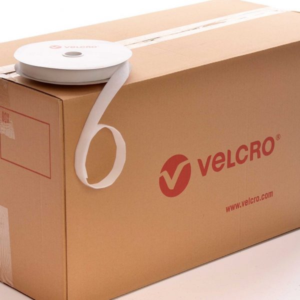 VELCRO® Brand ONE-WRAP® 25mm tape WHITE case of 45 rolls