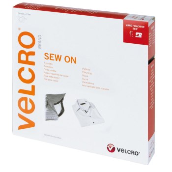 VELCRO® Brand Sew-on 10m x 30mm tape BLACK
