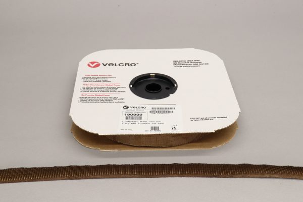 75 foot roll 1" VELCRO® Brand HI-GARDE® Loop natural