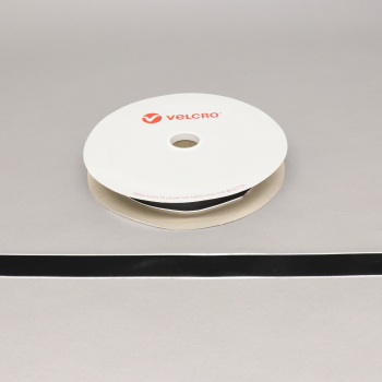 VELCRO® Brand PS30 Stick-on 25mm tape BLACK HTH830 low profile HOOK 25mtr roll