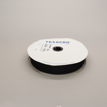 TEXACRO Sew-on 50mm tape BLACK HOOK 25mtr roll