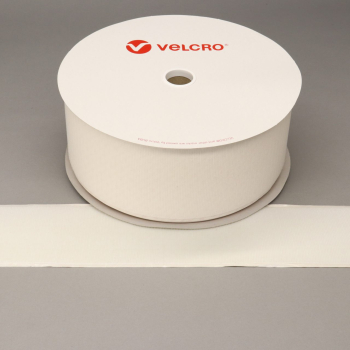 VELCRO® Brand PS14 Stick-on 100mm tape WHITE HOOK 25mtr roll