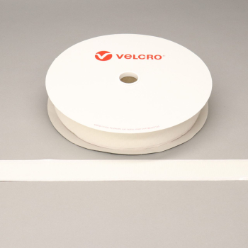 VELCRO® Brand PS14 Stick-on 38mm tape WHITE HOOK 25mtr roll