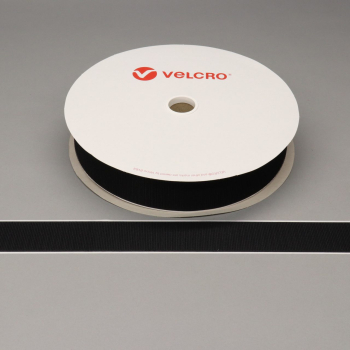 VELCRO® Brand PS30 Stick-on 20mm tape BLACK HTH830 low profile HOOK 25mtr  roll