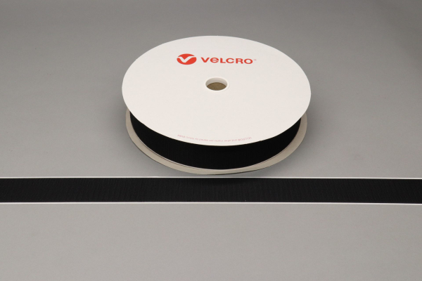 VELCRO® Brand PS14 Stick-on 50mm tape BLACK HOOK 25mtr roll