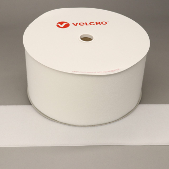 VELCRO® Brand Sew-on 150mm tape WHITE LOOP 25mtr roll