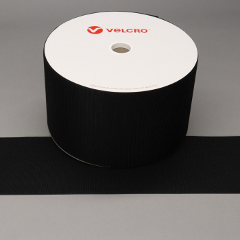 VELCRO® Brand Sew-on 150mm tape BLACK HOOK 25mtr roll