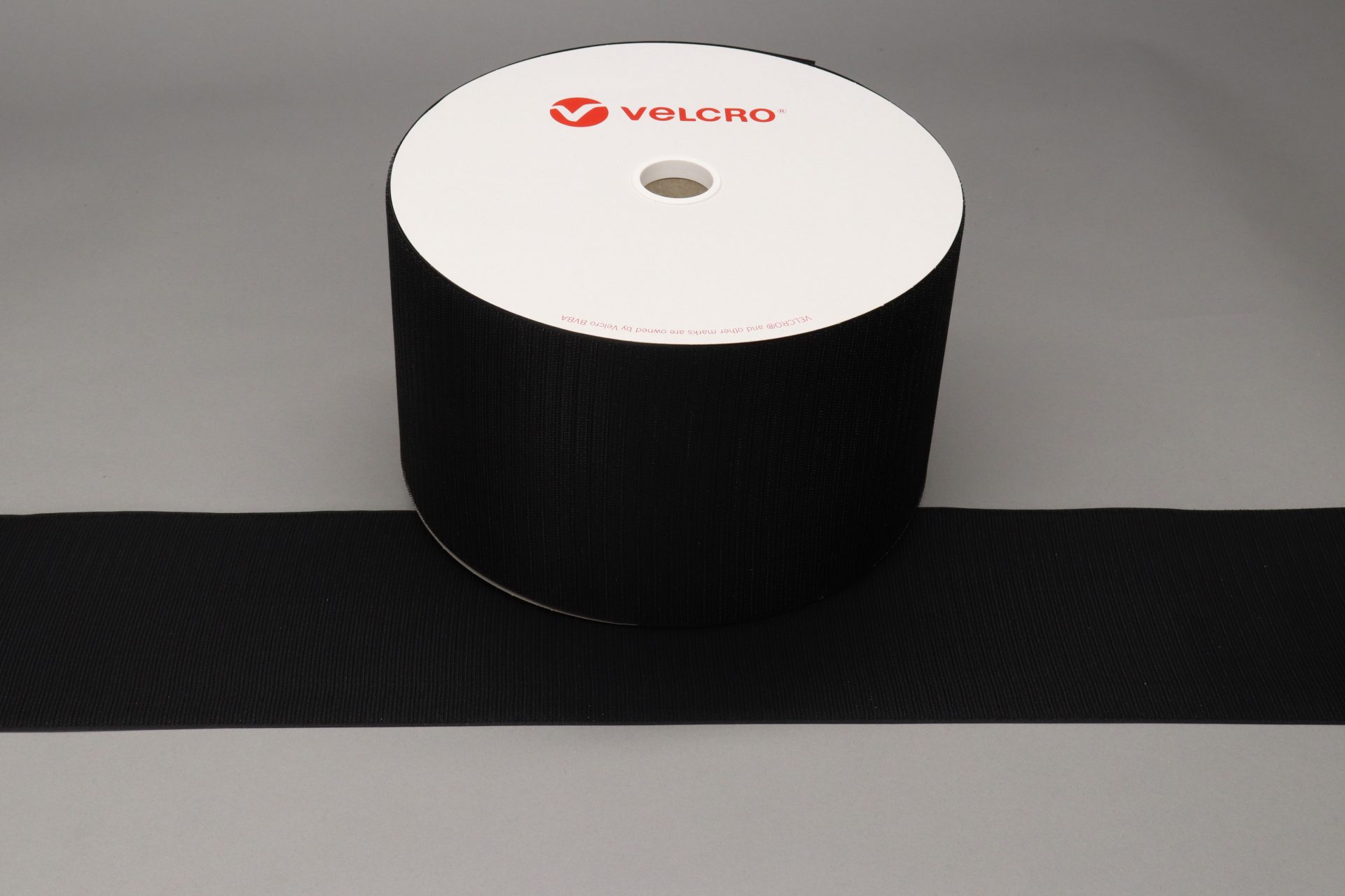 VELCRO® Brand Sew-on 150mm tape BLACK HOOK 25mtr roll | MPD Hook & Loop