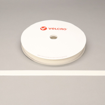 VELCRO® Brand PS15 FR Stick-on 20mm tape WHITE HOOK 25mtr roll