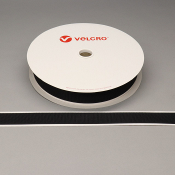 VELCRO® Brand PS15 FR Stick-on 38mm tape BLACK HOOK 25mtr roll