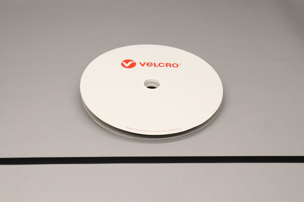 VELCRO® Brand Sew-On 16mm Tape BLACK HTH805 Hook 50mtr Roll