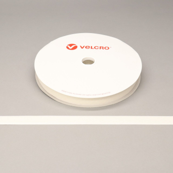 VELCRO® Brand PS18 Stick-on 20mm tape WHITE HOOK 25mtr roll