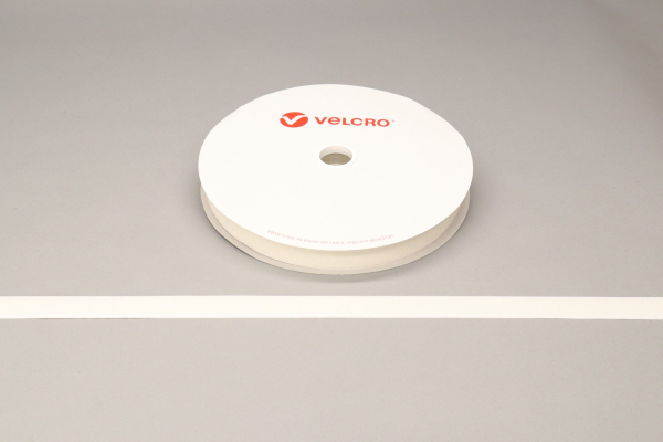 VELCRO® Brand PS18 Stick-on 20mm tape WHITE HOOK 25mtr roll
