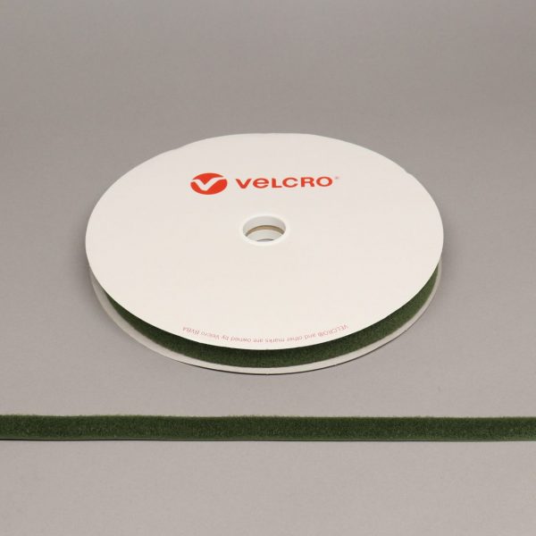 VELCRO® Brand Sew-on 20mm tape OLIVE GREEN LOOP 25mtr roll