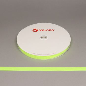 VELCRO® Brand Sew-on 20mm tape FLUORESCENT YELLOW HOOK 25mtr roll