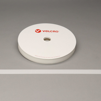 VELCRO® Brand Sew-on 25mm tape WHITE HOOK 25mtr roll