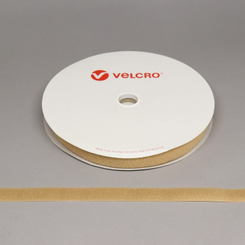 VELCRO® Brand Sew-on 25mm tape BEIGE LOOP 25mtr roll