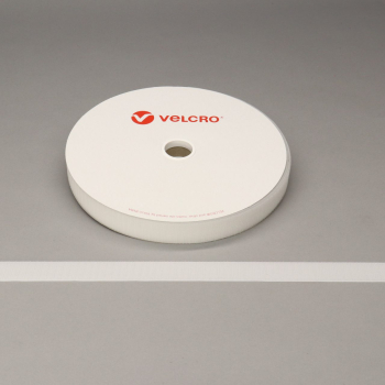 VELCRO® Brand Sew-on 30mm tape WHITE HOOK 25mtr roll