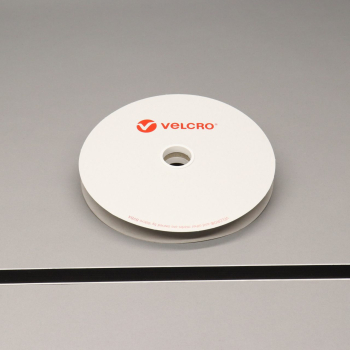 VELCRO® Brand PS30 Stick-On 20mm Tape Black Velour Loop 25mtr Roll
